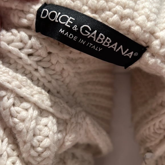 DOLCE AND GABBANA 100% Cashmere Knit Mens Coat Jacket EXTREMELY Cozy and Warm - Picture 9 of 14